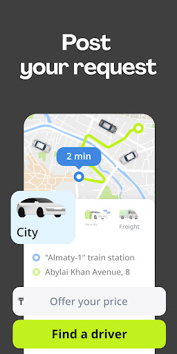 inDrive. Rides with fair fares