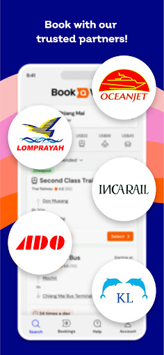 Bookaway: Bus Train & Ferry